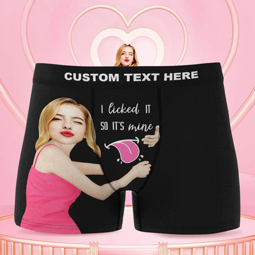 3D Preview Personalised Boxers with Face Valentine's Day Gift For Him