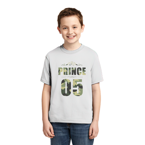 Custom Lucky Number Personalized Family Matching Shirt Polyester T-shirt Kids Shirts For Little Prince