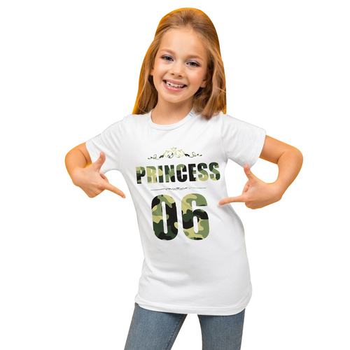Custom Lucky Number Personalized Family Matching Shirt Polyester T-shirt Kids Shirts For Little Princess