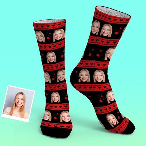 Custom Photo Socks Best Personalized Gifts Love Socks