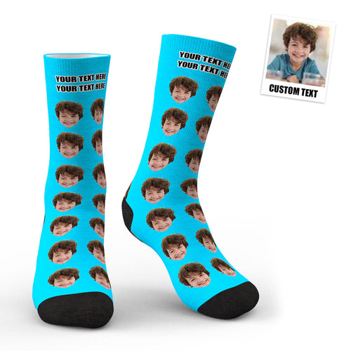 3D Preview Custom Face Socks Gifts For Dad #1 Daddy